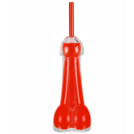 EROS GLASFLASCHE 100 ml für PARTY, GEBURTSTAGS, LUSTIGE GESCHENKE + TUBE