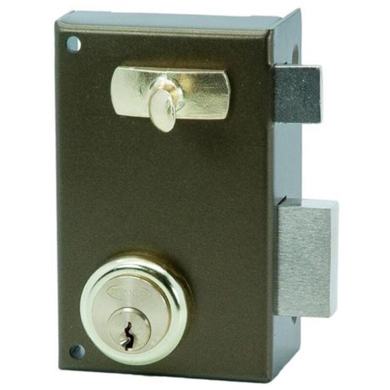 Cerradura 56a-he70dp cilindro perfil 70 dcha he sobrep - Ilargi