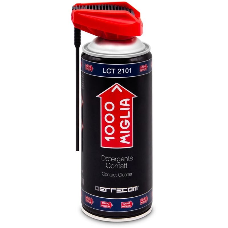 Image of 1000 Miglia lct 2101, Detergente Contatti Elettrici ed Elettronici, Bombola Aerosol 400 mL con Erogatore Professionale Doppio Utilizzo - Errecom