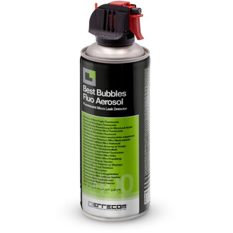 Errecom Best Bubbles Fluo - 400 mL, Tracciante Fluorescente per individuare Perdite di Gas negli Impianti (gas refrigerante, GPL, gas metano etc)
