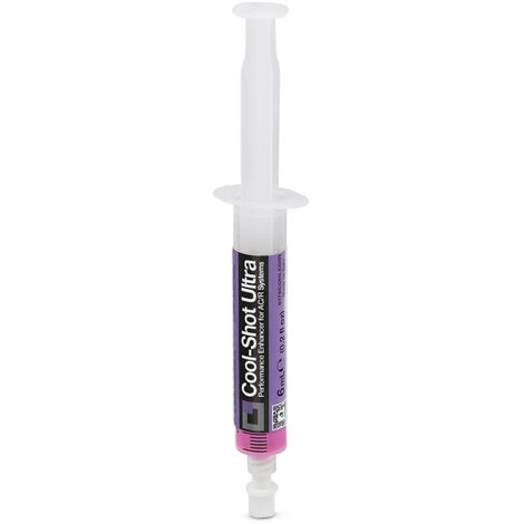 Errecom Cool-Shot Ultra, Additivo per Ripristinare l’Efficienza Originale degli Impianti di Climatizzazione e Refrigerazione e degli Impianti A/C Auto, siringa da 6 mL (adattatori non inclusi)
