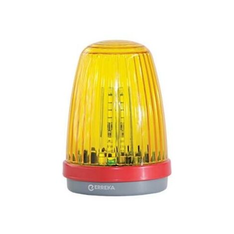 ERREKA LUMI - Robuste LED-Blinkleuchte IP54 für Tore und Garagentore - Kompatibel mit 230 V AC und 24 V DC