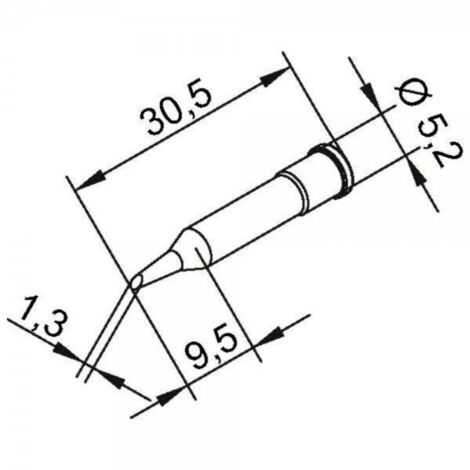 Ersa 0102WDLF35 Lötspitze  Spitzen-Größe 3.50 mm  Inhalt 1 St.