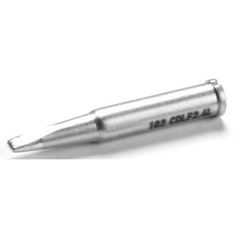 Ersa - 0102CDLF24L Panne de fer à souder forme de burin, droite Taille de la panne 2.40 mm Contenu 1 pc(s)