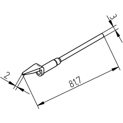 Ersa  Punta dissaldante Dimensione 2 mm Contenuto 1 pz.