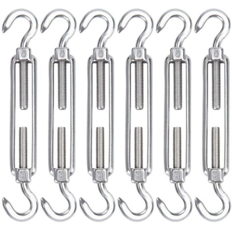 50 Pièces M2 Cosses de Câble Métallique en Acier Inoxydable 304 Cosse Coeur pour Cable Acier