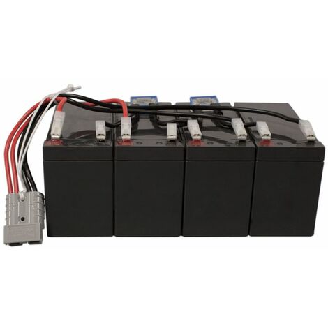 Ersatz-Akku für APC-Back-UPS RBC25 fertiges Batterie Modul zum Austausch Plug & Play