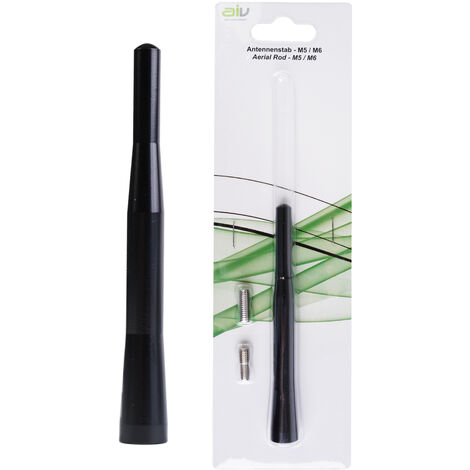 Ersatz-Antennen-Stab 16V 11,5cm Alu Schwarz