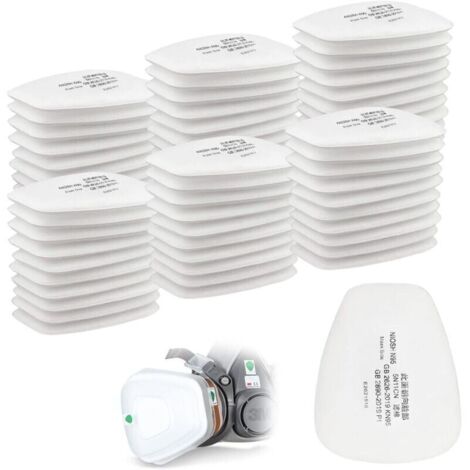 Ersatz-Baumwollfilter 5N11 CN, kompatibel mit 6000/6200/6800/7501/7502/FF402 – 60er-Packung, weiß