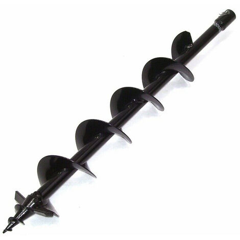 Ersatz Bohrer 100 mm für Erdbohrer Pfahlbohrer 55172 Erdlochbohrer Erdbohrgerät