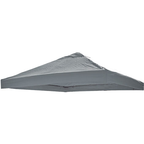 Ersatz Dach universell 3x3m -DMC3612G-hellgrau-va3