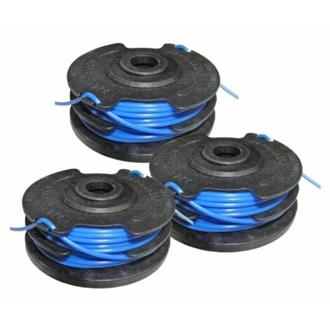 Ersatz-Doppeltrommel 0,065 Zoll, 27 Fuß, AC41RL3 und AC41RDLB, kompatibel mit Homelite UT41112, UT41113 usw., 3er-Pack