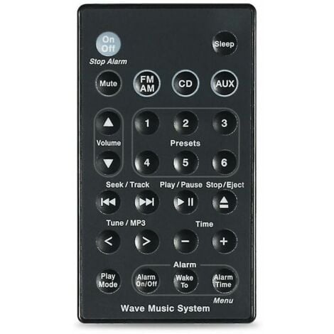 AUTRES Ersatz für Bose Wave Music System Sound System Fernbedienung Awr1b1 Awr1b2 Awrcc1 Awrcc2 Awrcc3