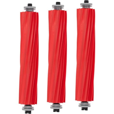 Ersatz-Hauptbürsten, kompatibel mit Roborock S7/S7 MaxV/S7 MaxV Ultra/S7 Pro Ultra/Q Revo – Zubehör für Saugroboter, abnehmbare Gummi-Hauptwalze