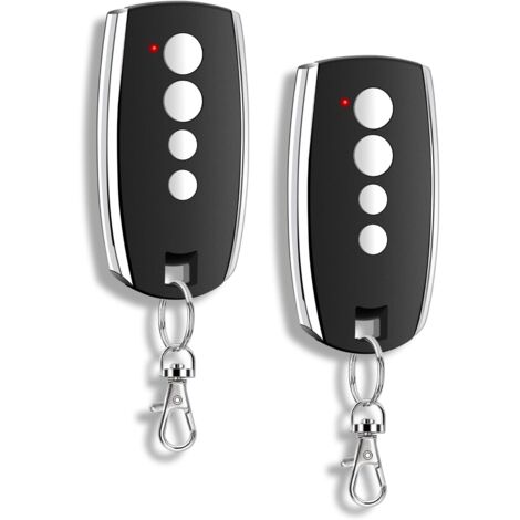 Ersatz King Gates STYLO, STYLO2K, STYLO4K - Lot de 2 Télécommandes Porte de Garage, 433,92 MHz, 4 Canaux, Code Tournant
