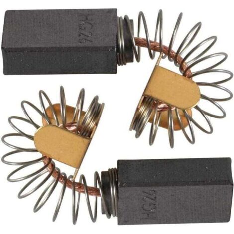 Ersatz-Kohlebürstensatz (2 Stück) für Bosch 1619X08020, 1619X07410, 1619X01351, 2610320391 und Skil HD77 - S77 Kreissägen