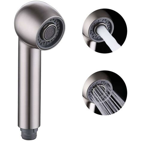 Ersatz-Küchenarmatur-Spray 2 Arten von Spray-Küchenarmatur-Kopf-Ersatz für Mischbatterie aus gebürstetem Nickel,