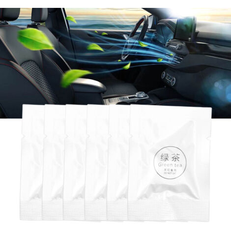 Ersatz-Luftbefeuchtertabletten mit Clip zur Belüftung, 6 Stück, Grüntee-Duft, PE-Material, hält mehrere Wochen