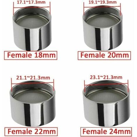 Ersatz-Luftsprudler für Küchen- oder Badezimmerarmaturen (20 mm Innengewinde NPT)