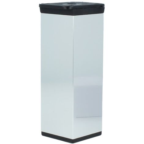 Ersatz Möbelfuß Aluminiumfuß Sofafuß Höhenverstellbar Kommodenfüße Chrom 120mm
