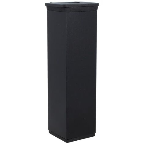 Ersatz Möbelfuß Aluminiumfuß Sofafuß Höhenverstellbar Kommodenfüße Schwarz 150mm