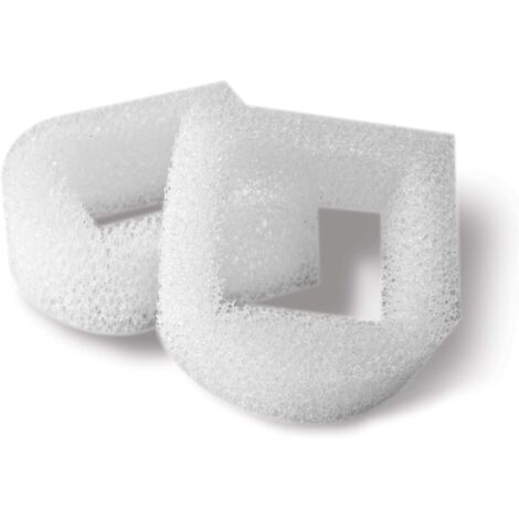 Ersatz-Schaumstofffilter (2er-Pack) – Keramik, Kunststoff und Stahl