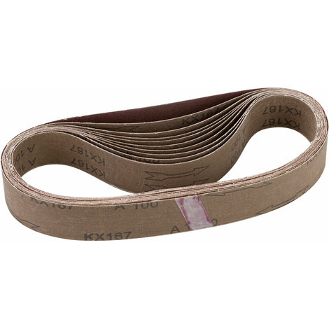 Ersatz-Schleifband 40x760mm K100 (10 Schleifbänder) für Rohrbandschleifer