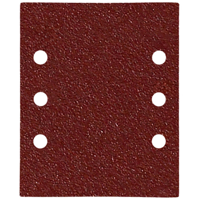 Image of Ersatz-Schleifpapier mit Klettverschluss 114x140 mm. Mit Löchern, Körnung 120 (10 Stück)