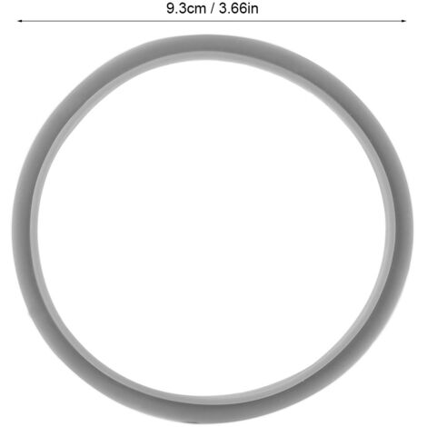 Ersatz-Silikondichtung für 900-W-Entsafter – 2 Stück – 9,3 x 0,6 cm – Weiß – Nachbau.