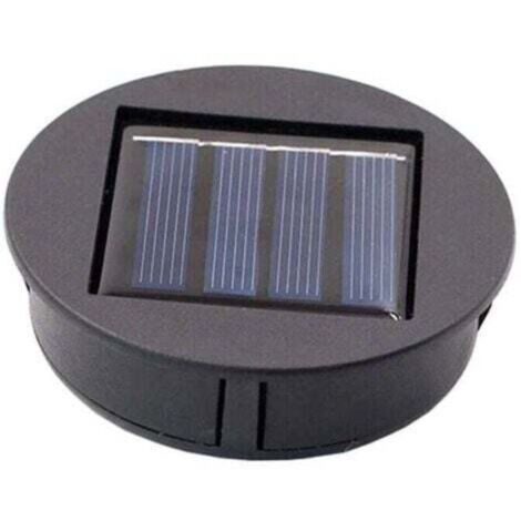 Ersatz-Solarlaternen-Aufsatz mit LED-Lampe für Laternen, Solarpanel-Lichtabdeckung, DIY-Solarlaterne für die Gartendekoration