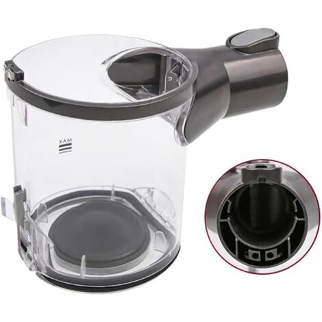 Ersatz-Staubbehälter kompatibel mit Dyson V6 DC58 DC59 DC62 DC74 – Grau, wasserdicht und einfach zu montieren