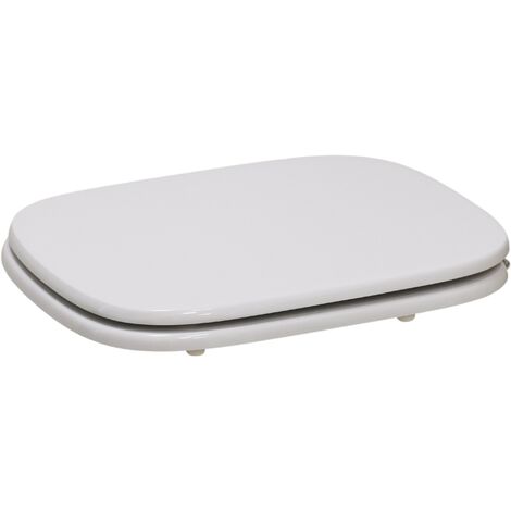 Ersatz-Toilettensitz kompatibel mit Toiletten Rio Dolomite Niclam N61 weiß
