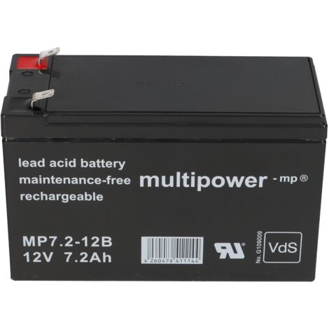 Ersatzakku für Belkin Universal F6C100evUNV Markenakku mit VdS MP 12V 7,2Ah