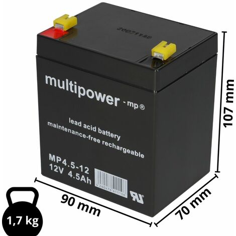 Ersatzakku für DELL DLA3000RMI2U Markenakku 8 x 12v 4,5Ah AGM MP