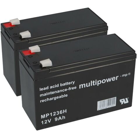 Ersatzakku für DELL DLA750I Markenakku 2x 12V 9Ah USV