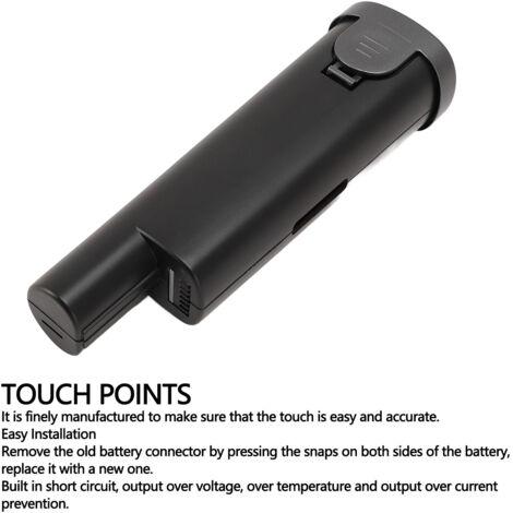 [Ersatzakku für Staubsauger] [Markenlos] [S1 Ultenic] [Polymer, 2200 mAh, hohe Kapazität, wiederaufladbar]