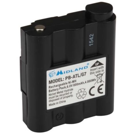 Ersatzakku ni mh 800 mah fur aln004 und aln020 midland g7