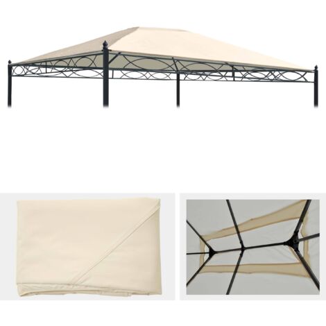 Ersatzbezug für Dach Pergola Pavillon Calpe 4x3m creme