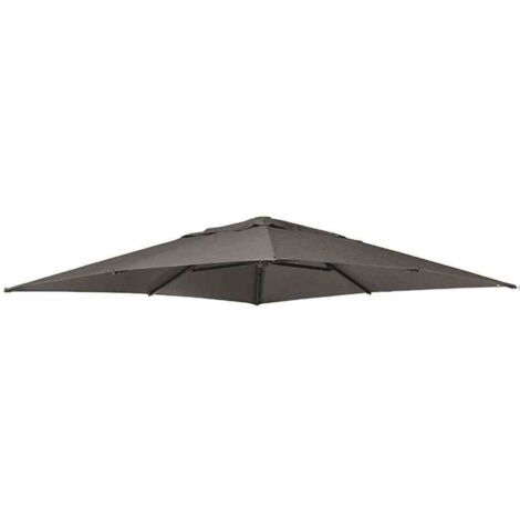 Ersatzbezug grau-meliert zum Easy Sun 320x320cm, 100% Polypropylen, Stoff B055