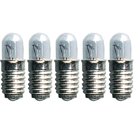 Ersatzbirnen für Lichterbögen, E5, 0,6W, 1lm, dimmbar, 5er-Pack, warmweiß