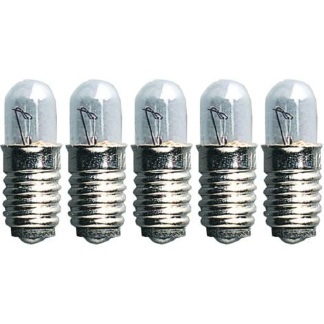 BEST SEASON Ersatzbirnen für Lichterbögen, E5, 0,6W, 1lm, dimmbar, 5er-Pack, warmweiß