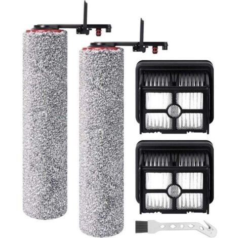 Ersatzbürstenwalze und HEPA-Filter für den DREAME H15 Pro Heat Staubsauger und Wischmopp, 2 Bürstenwalzen + 2 HEPA-Filter + 1 Reinigungsbürste