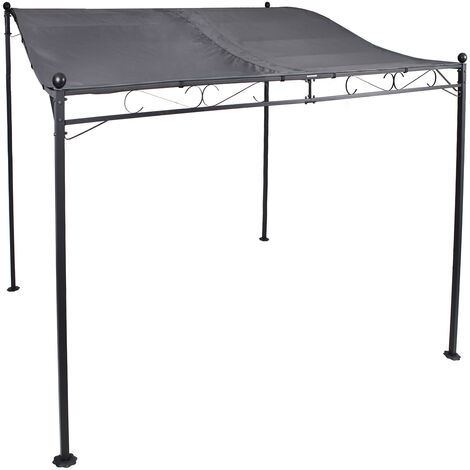 Ersatzdach für Anbaupavillon 3m x 2,5m-DMC3643-grau-var