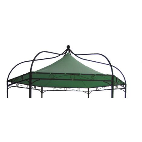 Ersatzdach für Pavillon MODENA, Polyester PVC-beschichtet grün