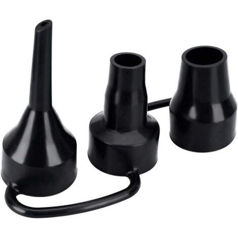 Ersatzdüsen für den Inflatoradapter aus Kunststoff, Pumpendüsenkopf 3 Größen für aufblasbare Pools