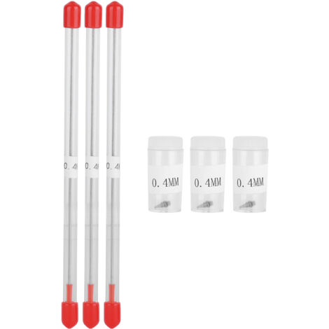 Ersatzdüsen und Nadelstücke 0,4 mm für Farbpistolen und Airbrush