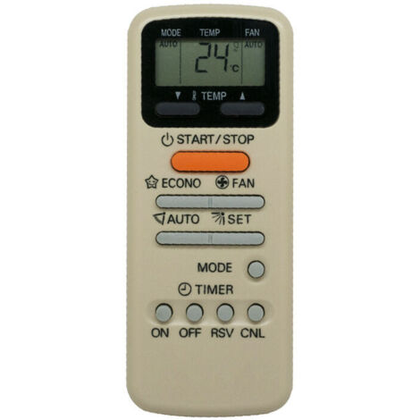 Ersatzfernbedienung für Klimaanlagen, kompatibel mit Toshiba WH-E1NE, WH-D9S, WC-E1NE und KT-TS1.
