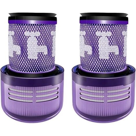 Ersatzfilter kompatibel mit Dyson V12 Detect Slim SV30 SV34 SV35 - 2er-Pack - Starke Saugkraft, lange Lebensdauer, erhöhte Sicherheit für Akku-Staubsauger