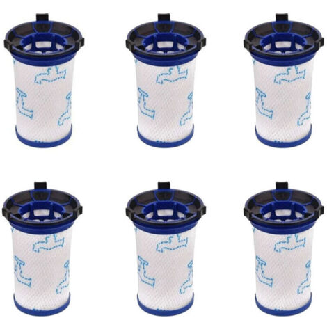 Ersatzfilter kompatibel mit Rowenta Air Force 360 und Tefal Air Force 360 – 6er-Packung