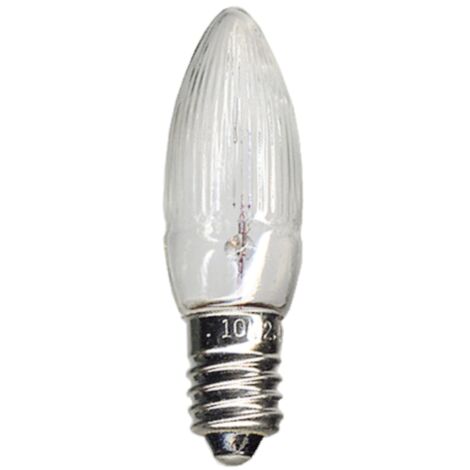 Ersatzglühbirnchen für Kerzenlichter, E10, 3W/14V, 3 Stück